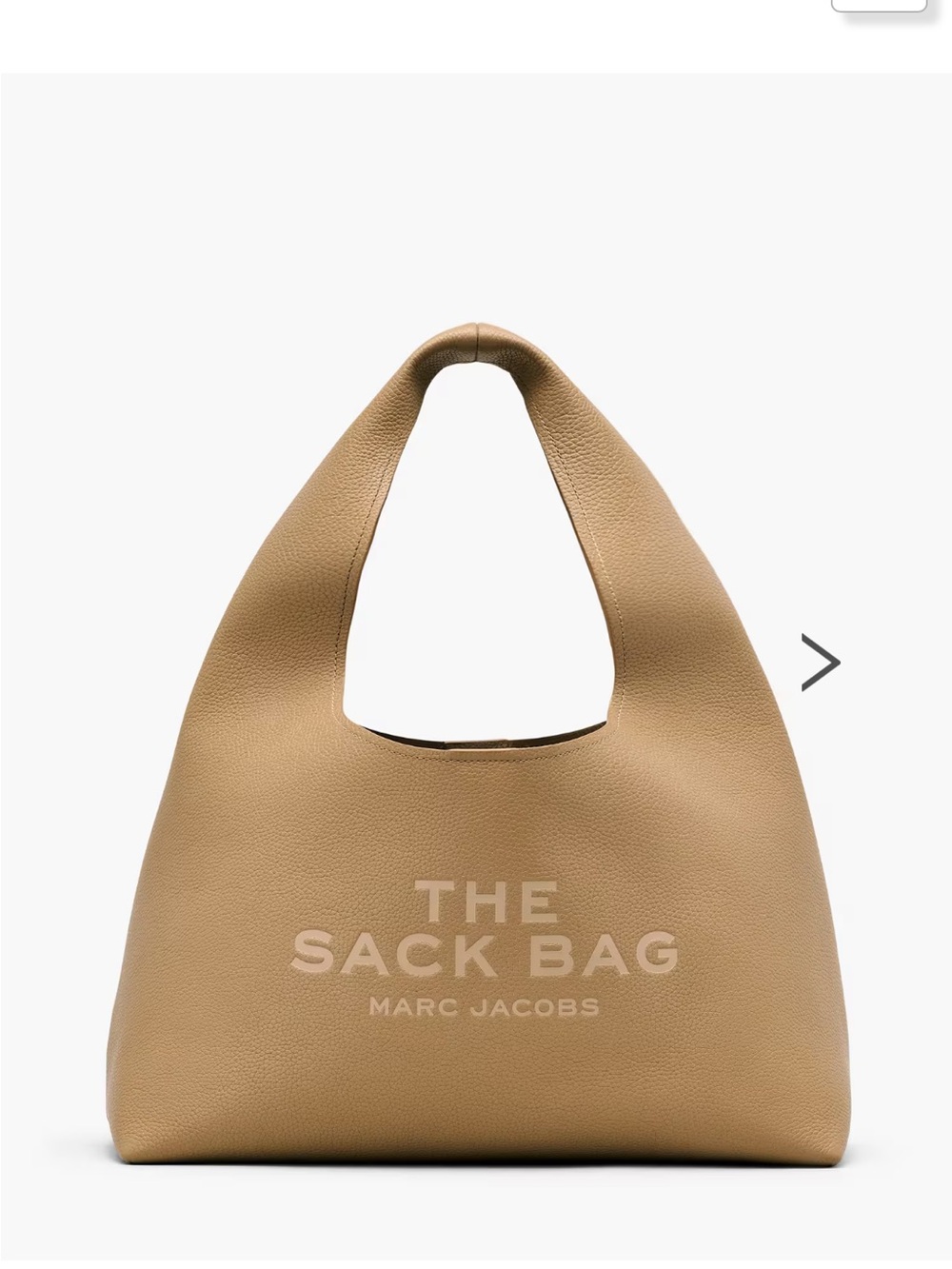 Marc jacobs Medium Sack Bag in Camel